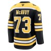 Mænd NHL Boston Bruins Trøje 2024-25 Fanatics Premium Charlie McAvoy Sort Hjemme